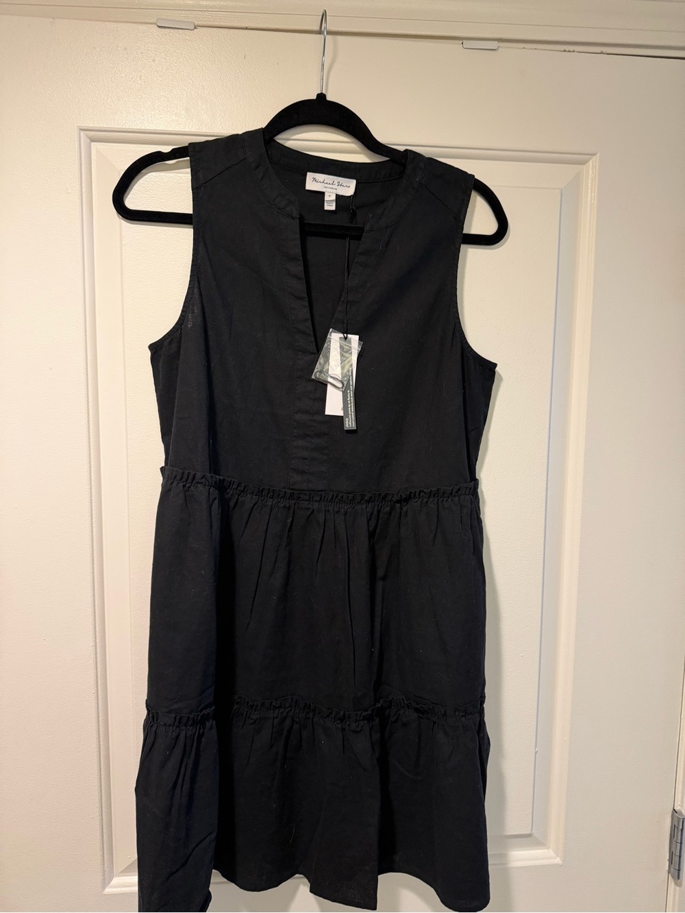 Michael Stars Black Sleeveless Mini Dress